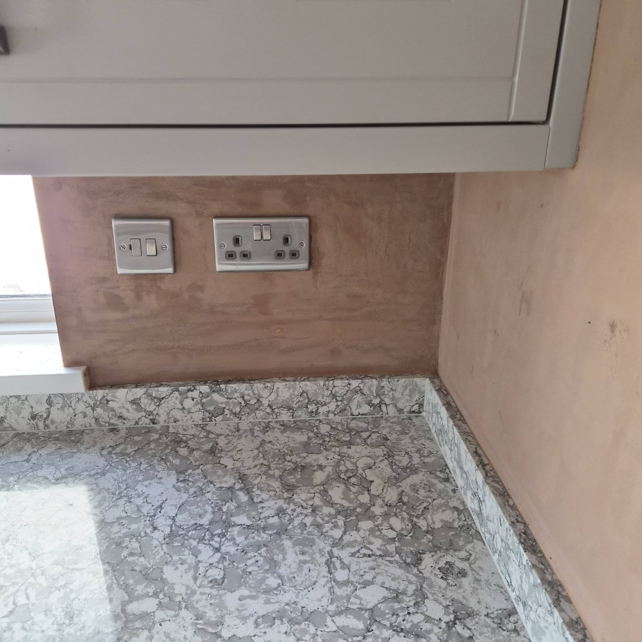 Kitchen re-plaster