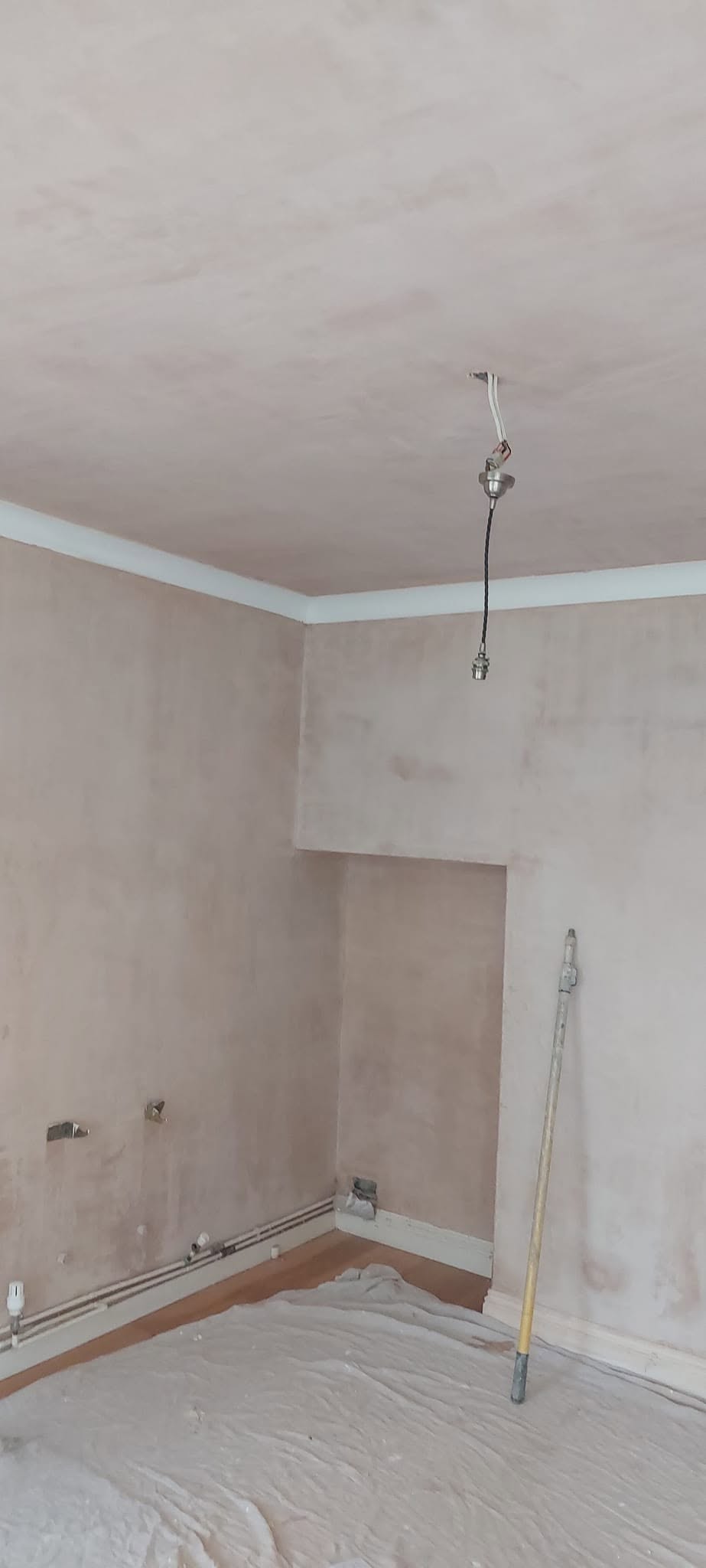 Period room repaint before